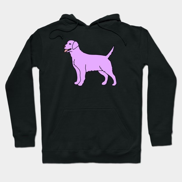 Violet Labrador Hoodie by Kelly Louise Art